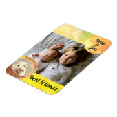 HammyVille - Cute Hamster Friendship Personalize Magneet (Linkerzijde)