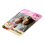 HammyVille - Cute Hamster Friendship Personalize Magneet (Linkerzijde)