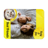 HammyVille - Cute Hamster Friendship Personalize Magneet (Horizontaal)