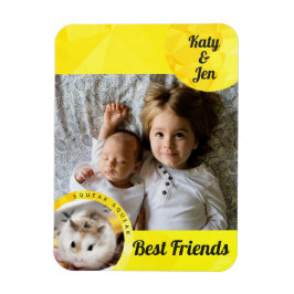 HammyVille - Cute Hamster Friendship Personalize Magneet