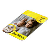 HammyVille - Cute Hamster Friendship Personalize Magneet (Linkerzijde)