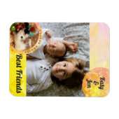 HammyVille - Cute Hamster Friendship Personalize Magneet (Horizontaal)