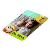 HammyVille - Cute Hamster Friendship Personalize Magneet (Linkerzijde)