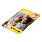 HammyVille - Cute Hamster Friendship Personalize Magneet (Linkerzijde)