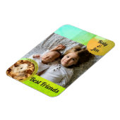 HammyVille - Cute Hamster Friendship Personalize Magneet (Linkerzijde)