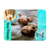 HammyVille - Cute Hamster Friendship Personalize Magneet (Horizontaal)