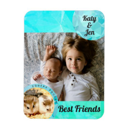 HammyVille - Cute Hamster Friendship Personalize Magneet