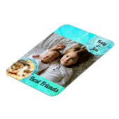 HammyVille - Cute Hamster Friendship Personalize Magneet (Linkerzijde)