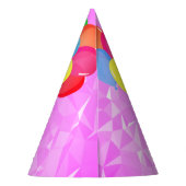 Hammyville - Cute Hamster Fuschia Pareltjes Feesthoedjes (Achterkant)