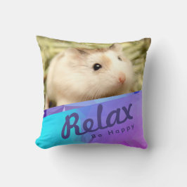 Hammyville - Cute Hamster Geo Design Kussen
