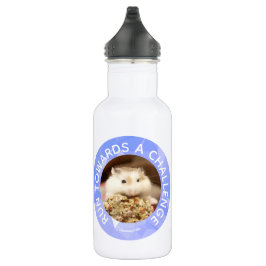 Hammyville - Cute Hamster Gepersonaliseerd je eige Waterfles