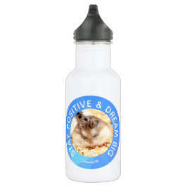 Hammyville - Cute Hamster Gepersonaliseerd je eige Waterfles