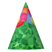 Hammyville - Cute Hamster Green Pareltjes Feesthoedjes (Achterkant)