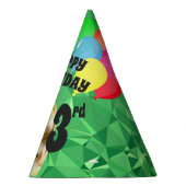 Hammyville - Cute Hamster Green Pareltjes Feesthoedjes (Rechts)