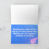 Hammyville - Cute Hamster Happy Birthday Kaart (Binnen)