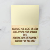 Hammyville - Cute Hamster Happy Birthday Kaart (Binnen)