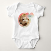 HammyVille - Cute Hamster Heart Huggy Buggy Romper (Voorkant)