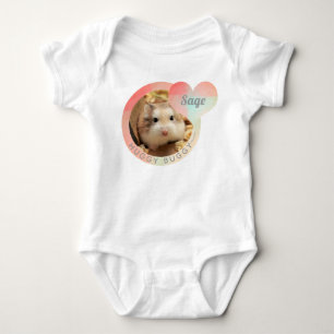 HammyVille - Cute Hamster Heart Huggy Buggy Romper