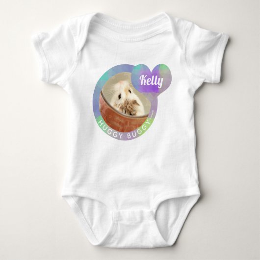 HammyVille - Cute Hamster Heart Huggy Buggy Romper (Voorkant)