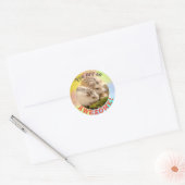 HammyVille - Cute Hamster Je bent zo Geweldige Ronde Sticker (Envelop)