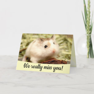 Hammyville - Cute Hamster Kaart