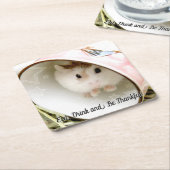 Hammyville - Cute Hamster Kartonnen Onderzetters (Schuin)