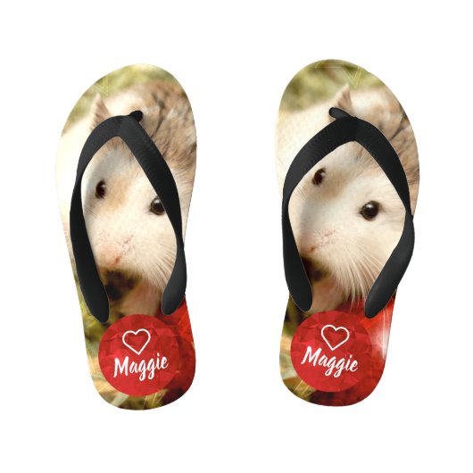 HammyVille - Cute Hamster Kinder Teenslippers (Voetbed)