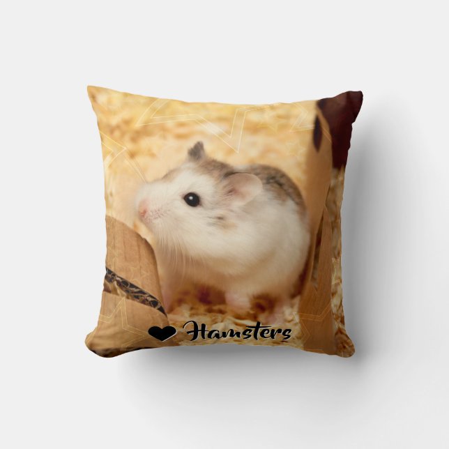 Hammyville - Cute Hamster Kussen (Voorkant)