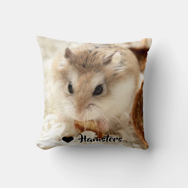 Hammyville - Cute Hamster Kussen (Voorkant)