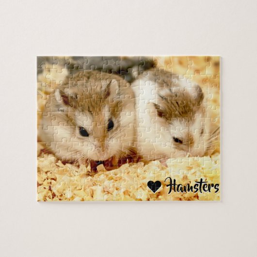 Hammyville - Cute Hamster Legpuzzel (Horizontaal)