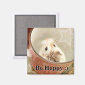 Hammyville - Cute Hamster Magneet (Voorkant / Achterkant)