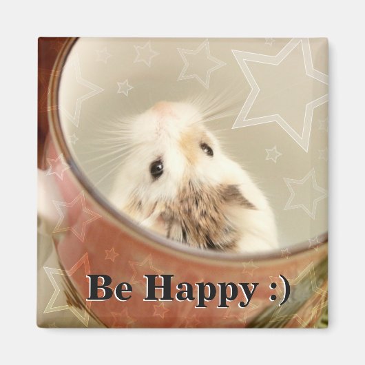 Hammyville - Cute Hamster Magneet (Voorkant)