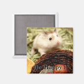 Hammyville - Cute Hamster Magneet (Voorkant / Achterkant)