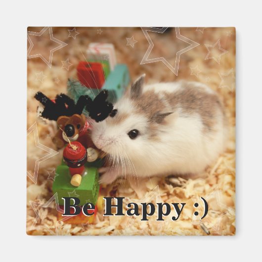 Hammyville - Cute Hamster Magneet (Voorkant)