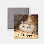 Hammyville - Cute Hamster Magneet (Voorkant / Achterkant)