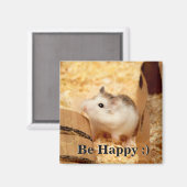 Hammyville - Cute Hamster Magneet (Voorkant / Achterkant)