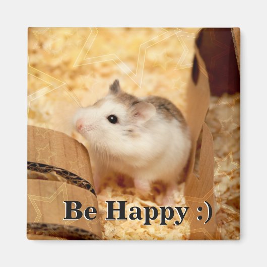 Hammyville - Cute Hamster Magneet (Voorkant)