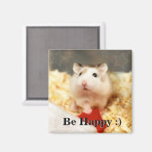 Hammyville - Cute Hamster Magneet (Voorkant / Achterkant)