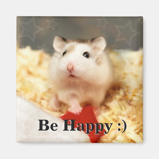 Hammyville - Cute Hamster Magneet (Voorkant)