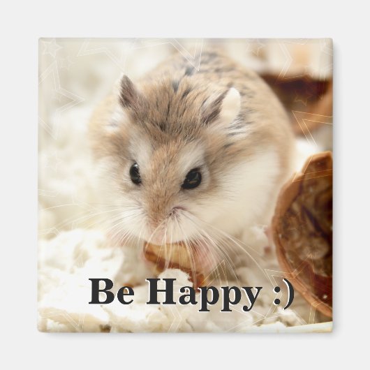 Hammyville - Cute Hamster Magneet (Voorkant)