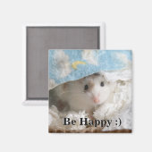 Hammyville - Cute Hamster Magneet (Voorkant / Achterkant)