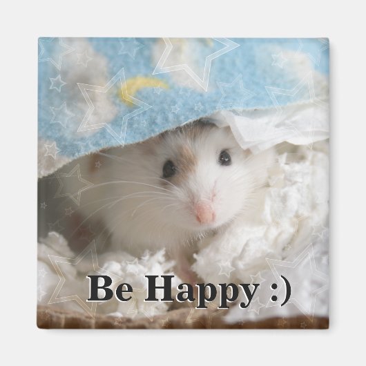 Hammyville - Cute Hamster Magneet (Voorkant)