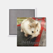 Hammyville - Cute Hamster Magneet (Voorkant / Achterkant)