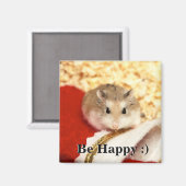 Hammyville - Cute Hamster Magneet (Voorkant / Achterkant)