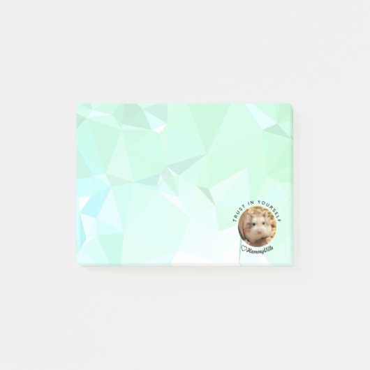 HammyVille - Cute Hamster met Motivatie Citaat Post-it® Notes (Voorkant)