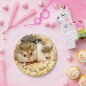 Hammyville - Cute Hamster Papieren Bordje (Feest)