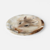Hammyville - Cute Hamster Papieren Bordje (Gekanteld)