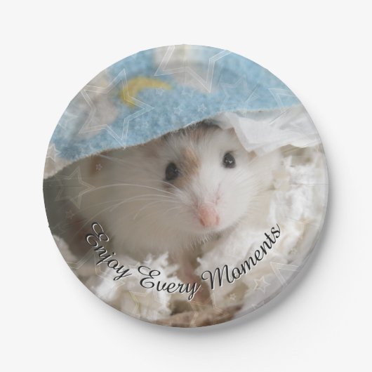 Hammyville - Cute Hamster Papieren Bordje (Voorkant)
