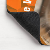 HammyVille - Cute Hamster Positive Vibes only Muismat (Hoek)