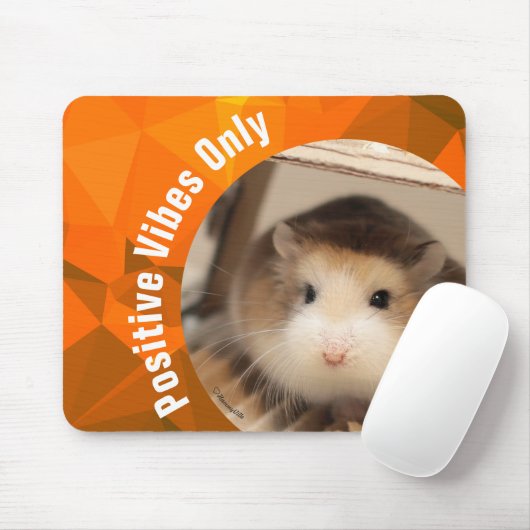 HammyVille - Cute Hamster Positive Vibes only Muismat (Met muis)